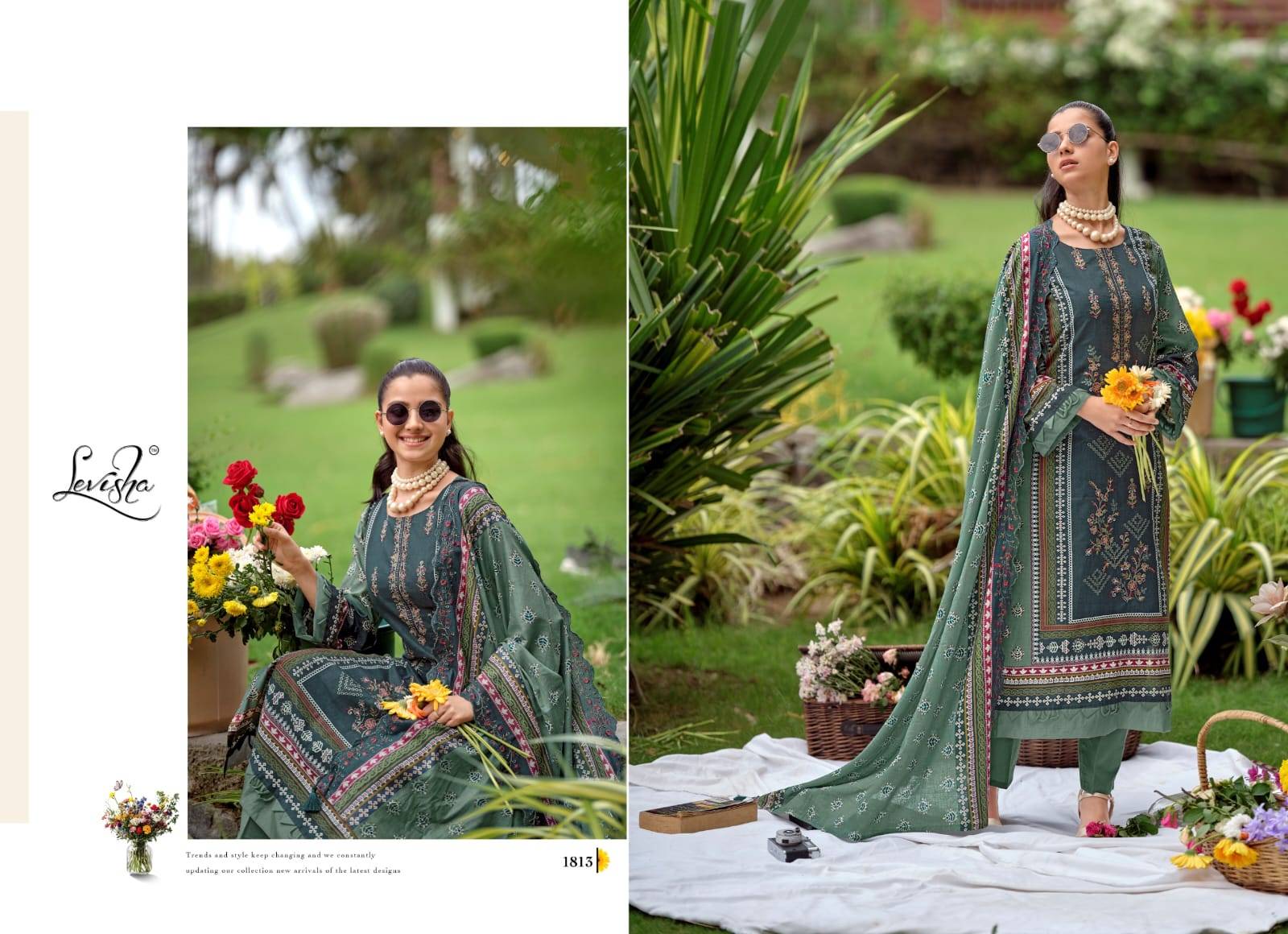 Madhubala Vol-18 By Levisha 1813 To 1818 Series Beautiful Festive Suits Stylish Colorful Fancy Casual Wear Cemric Lawn Cotton Dresses At Wholesale Price